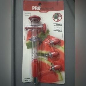 Good Cook Profreshionals 4 Piece Watermelon Melon Tap Kit Juice Dispenser Set
